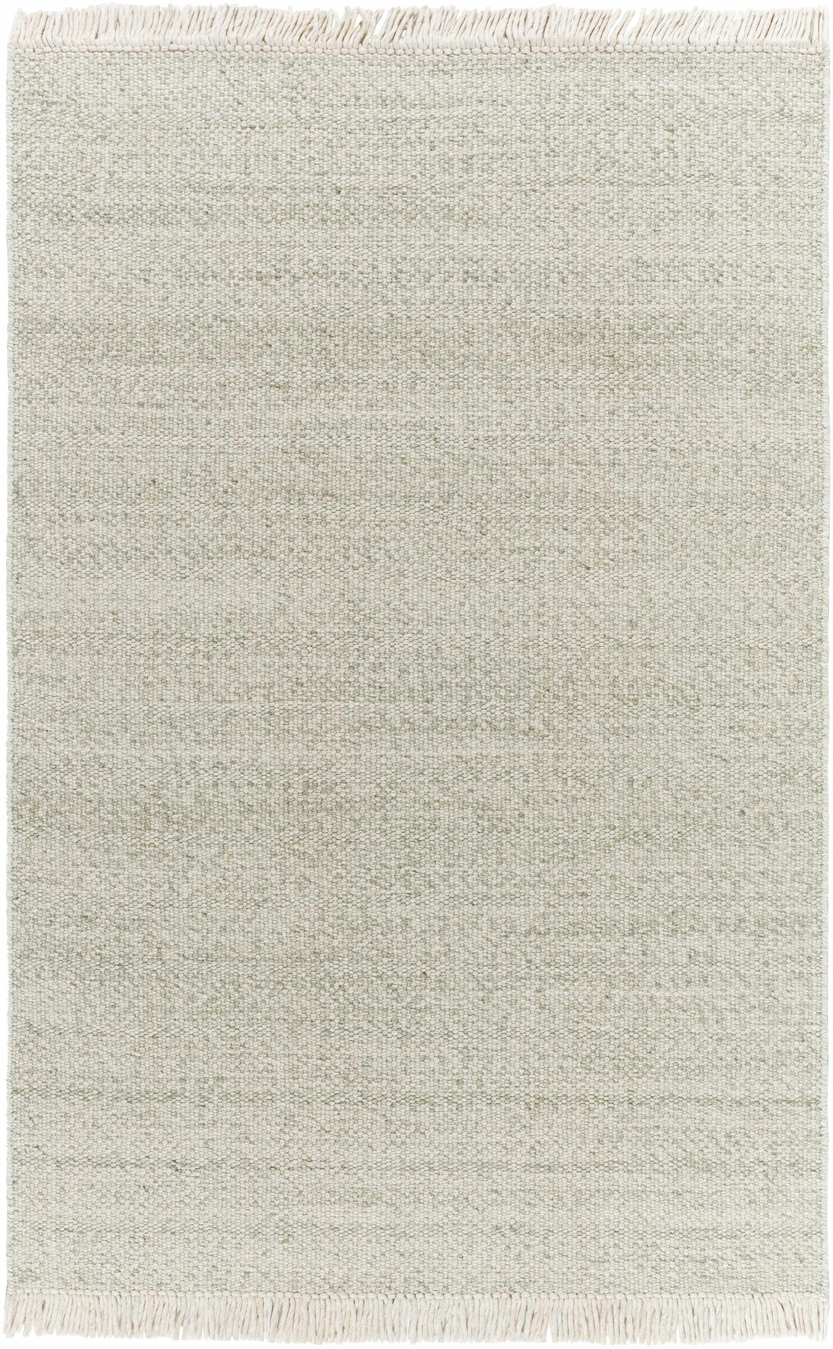 Sorell Sage Textured Weave Cottage Farmhouse Wool Handmade Area Rug - Clearance
