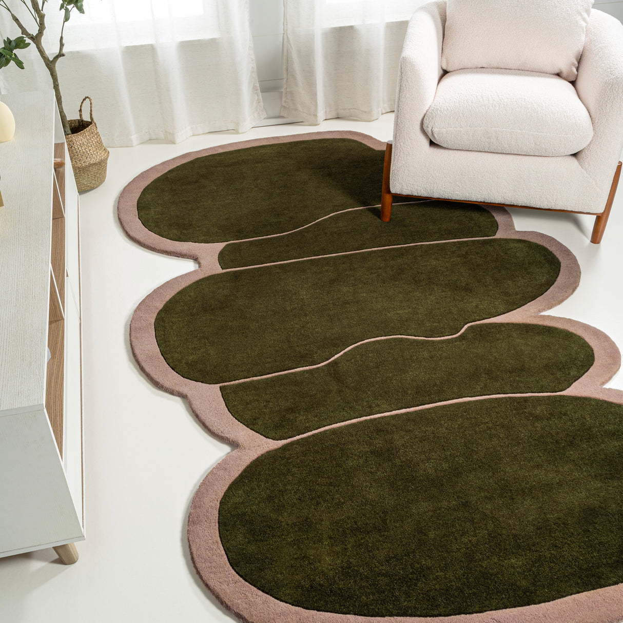 Whimsical-Modern-Border-Geometric-Handwoven-Wool--Area-Rug-Area-Rugs