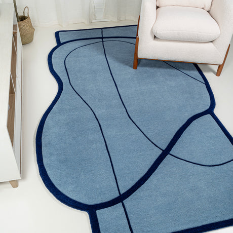Mosaic-Coastal-Geometric-Border-Handwoven-Wool-Area-Rug-Area-Rugs