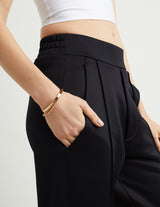 Wide-Leg Track Trouser