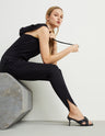 Hoodie-Racerback Jumpsuit