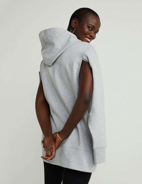Wrap-and-Tie Hoodie