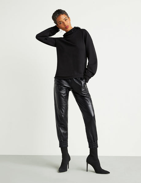 Hood-Neck Top