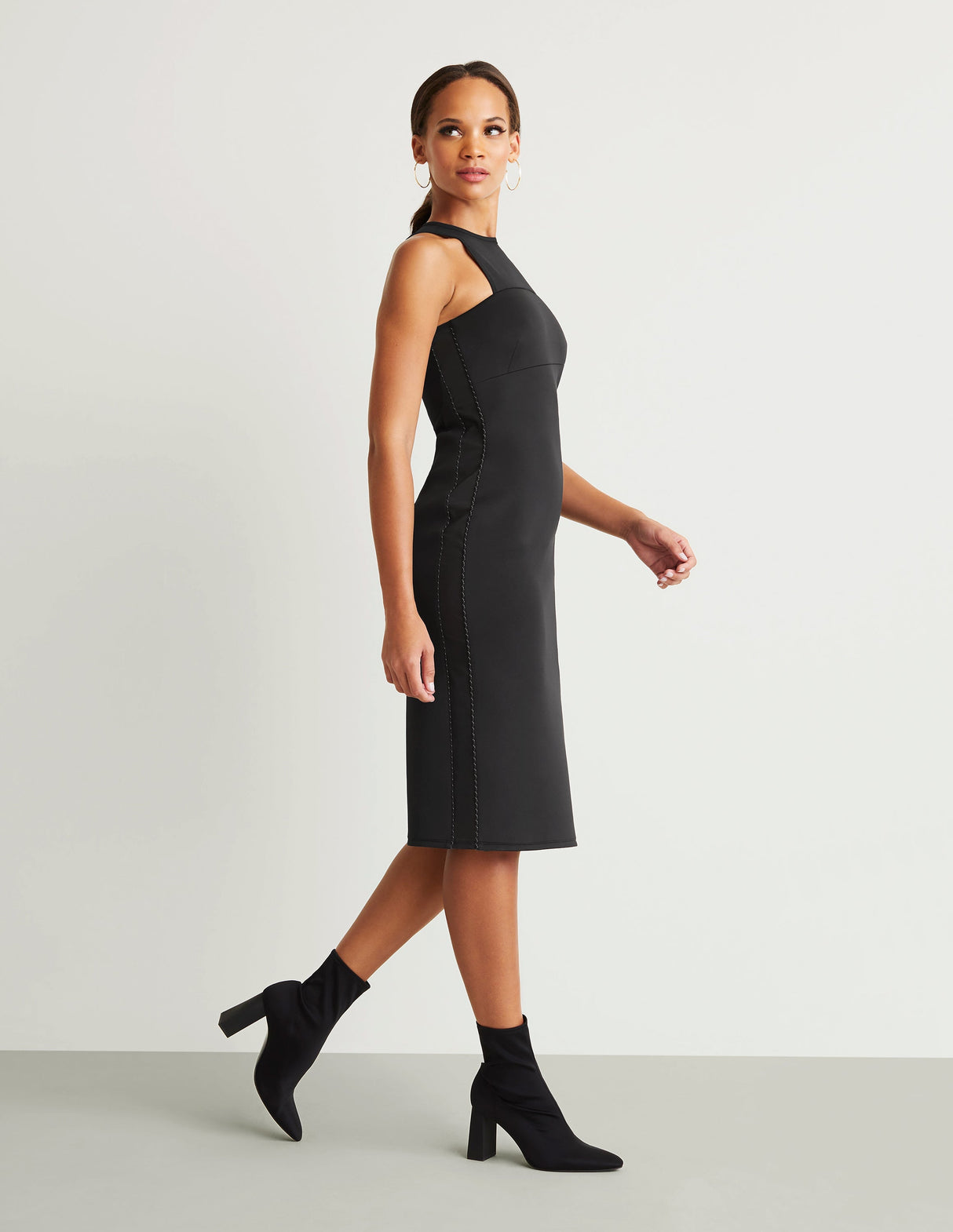 Zip Back Scuba Dress