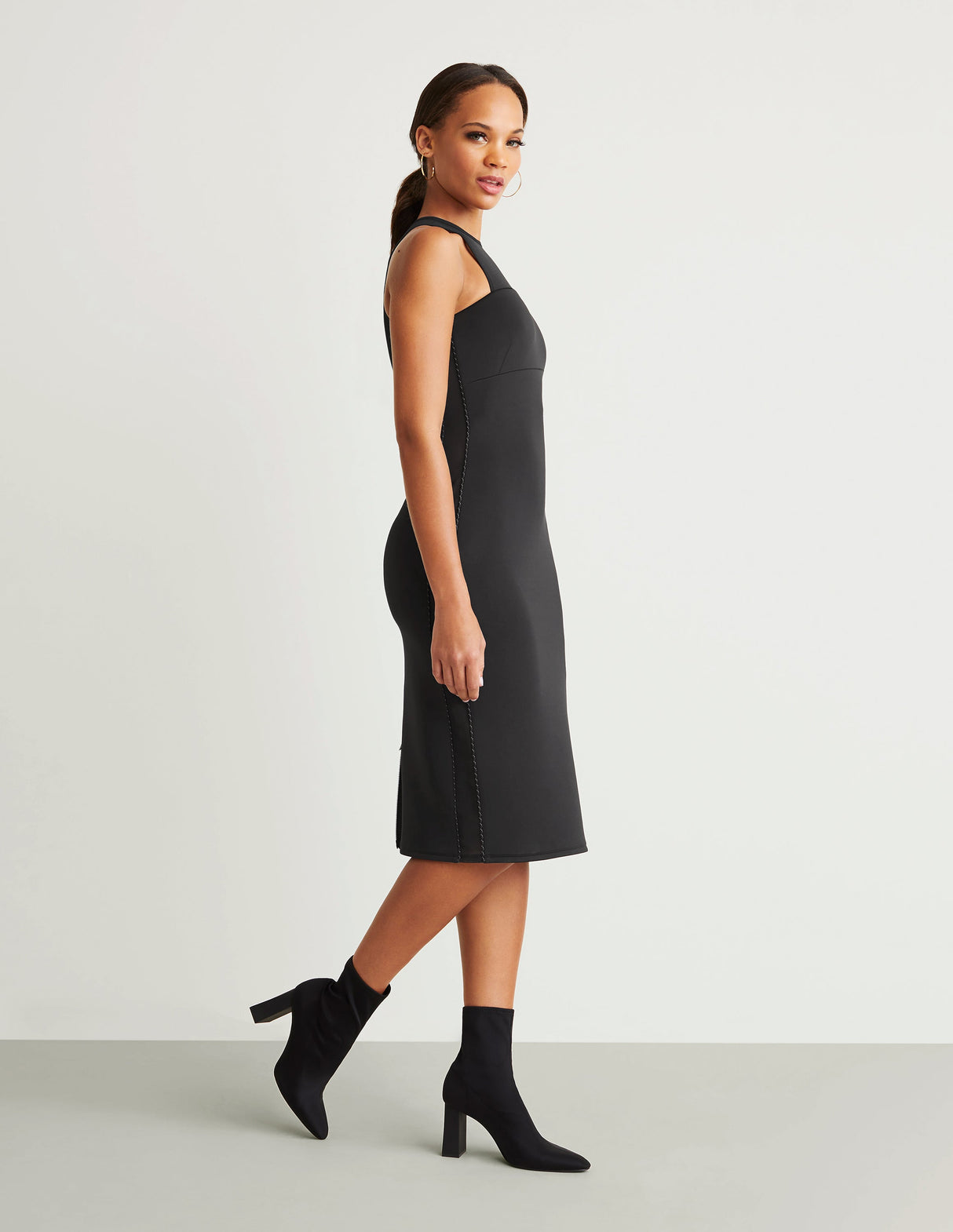 Zip Back Scuba Dress