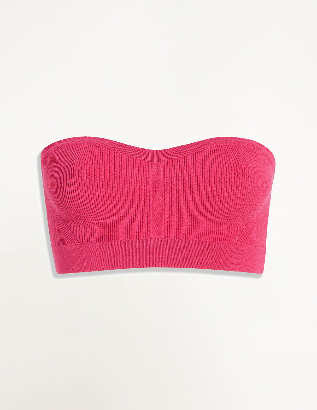 Ribbed Bandeau Top