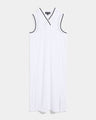 Hooded Midi Mesh Tunic