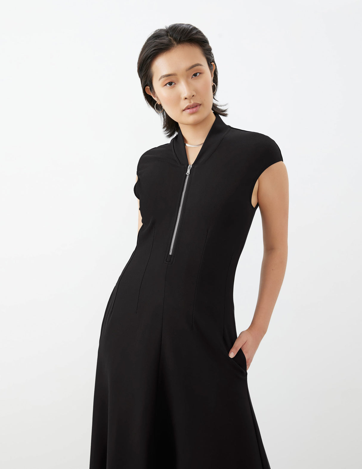 Zip Front Dress