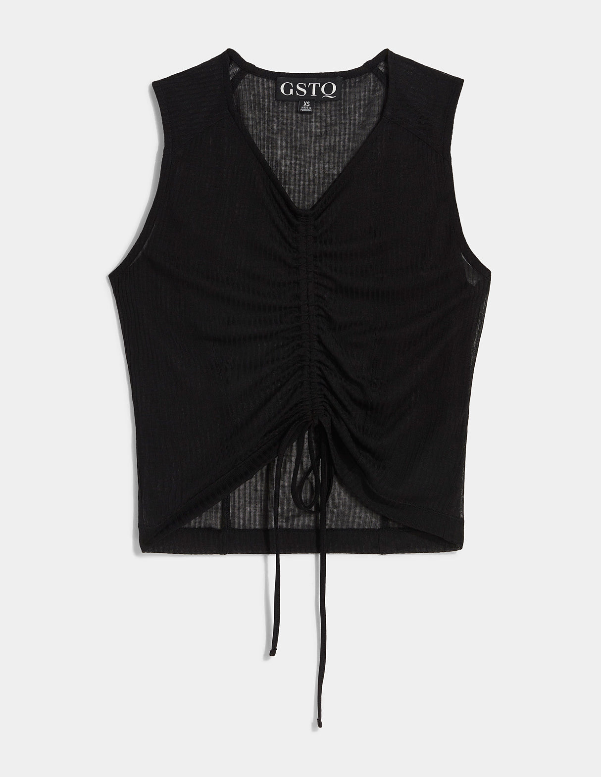 Drawstring Front Tank