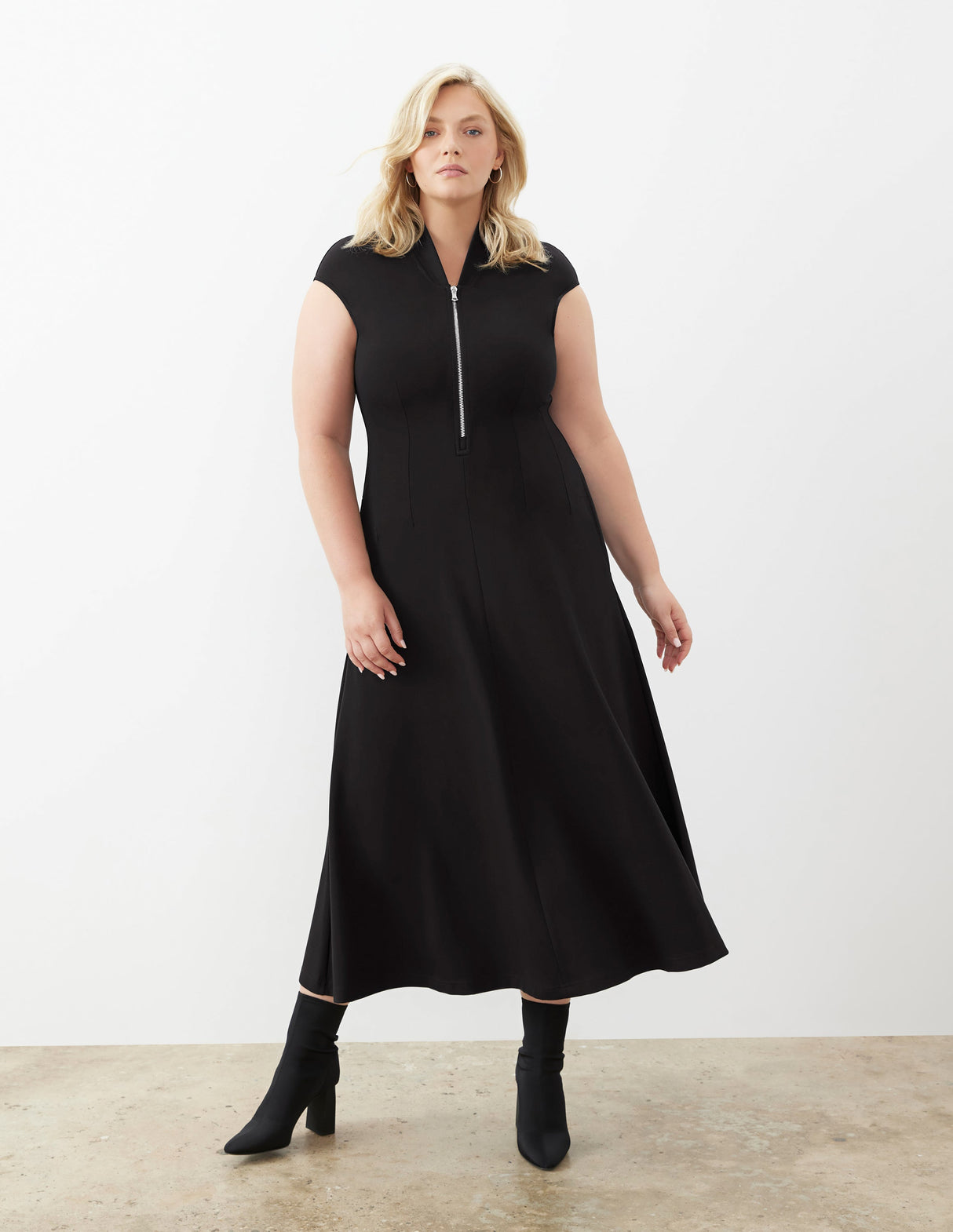 Zip Front Dress