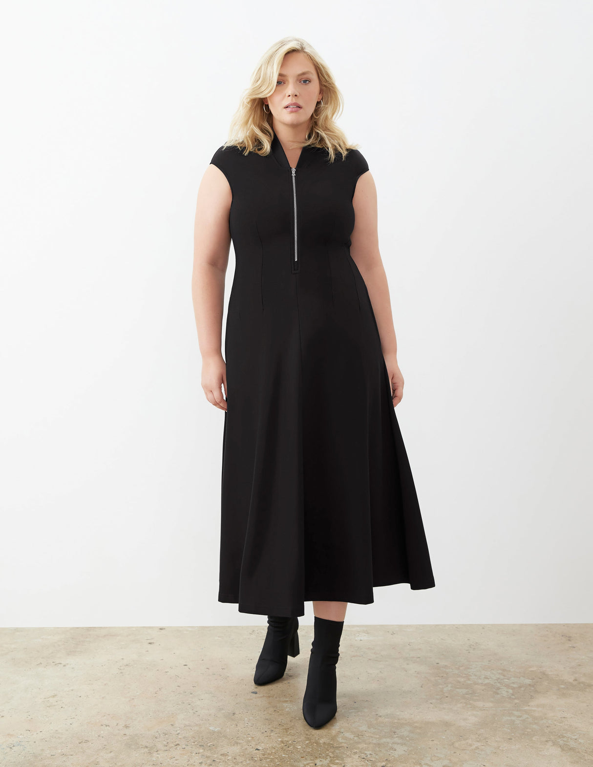 Zip Front Dress
