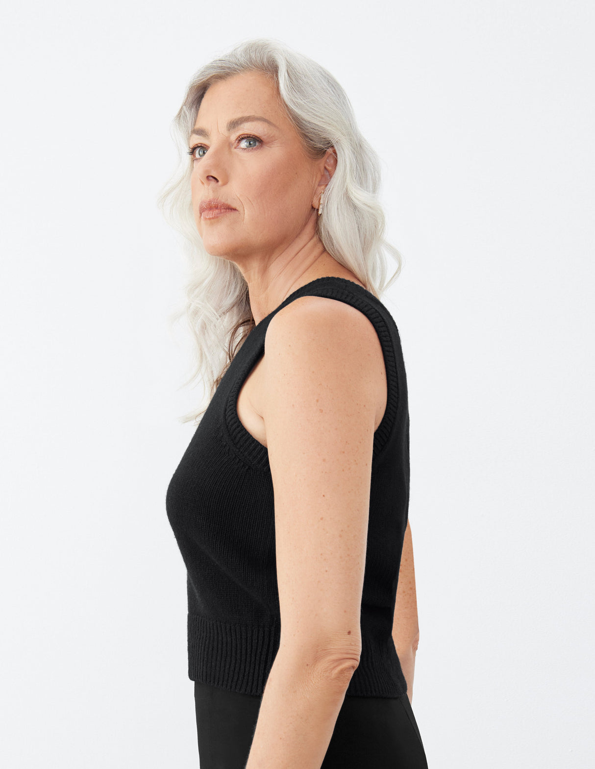 One Shoulder Knit Sweater
