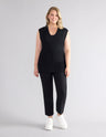 XFL Deep V-Neck Mesh Tunic