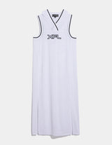 XFL Hooded Midi Mesh Tunic