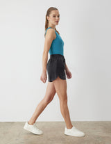 One Shoulder Rib Knit Top
