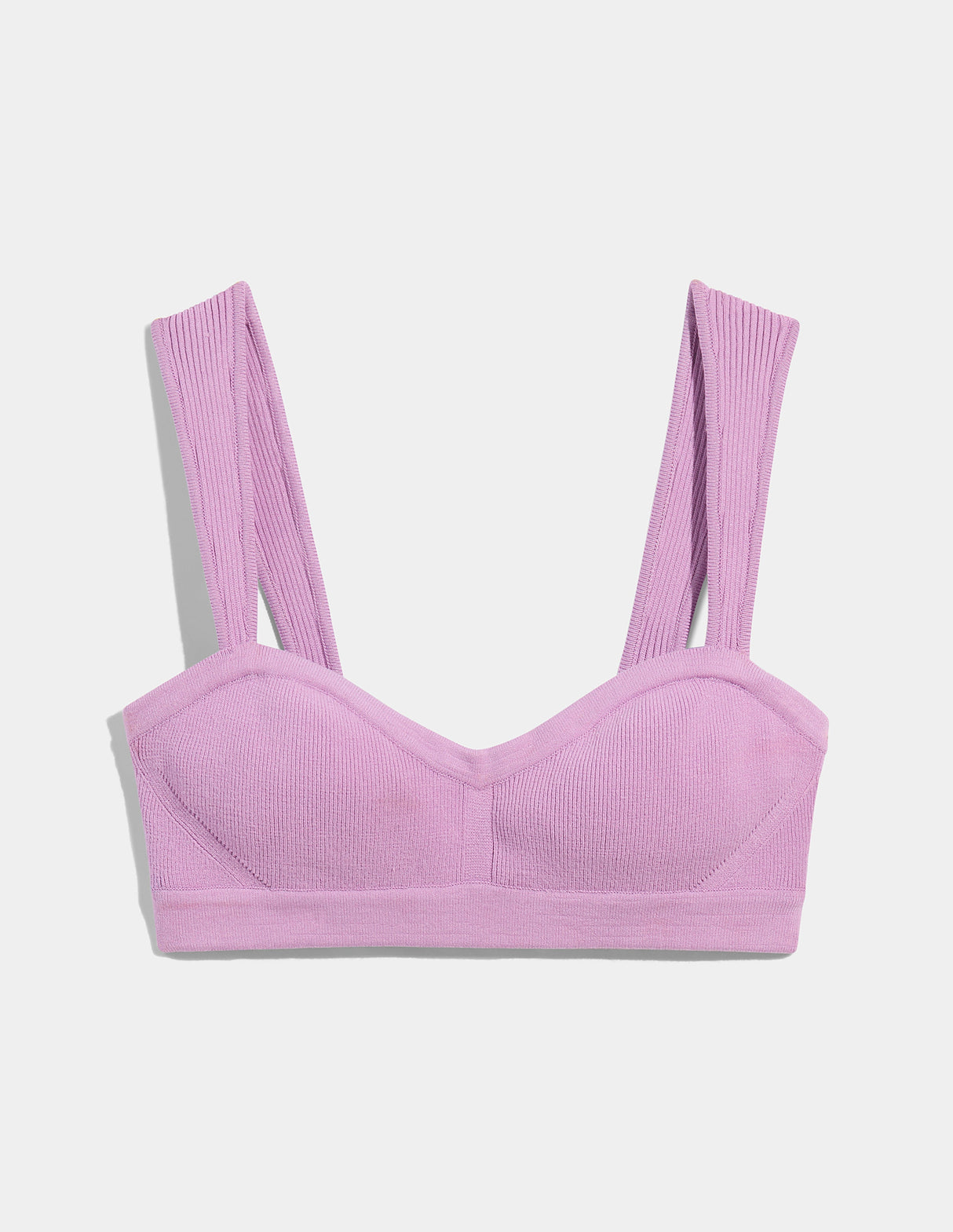 Ribbed Bra Top Lilac