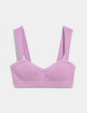 Ribbed Bra Top Lilac