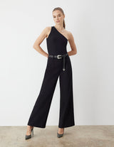 One Shoulder Rib Knit Top