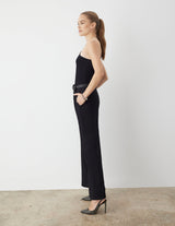 One Shoulder Rib Knit Top