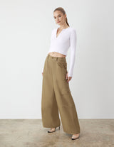 Zip Cropped Cardigan