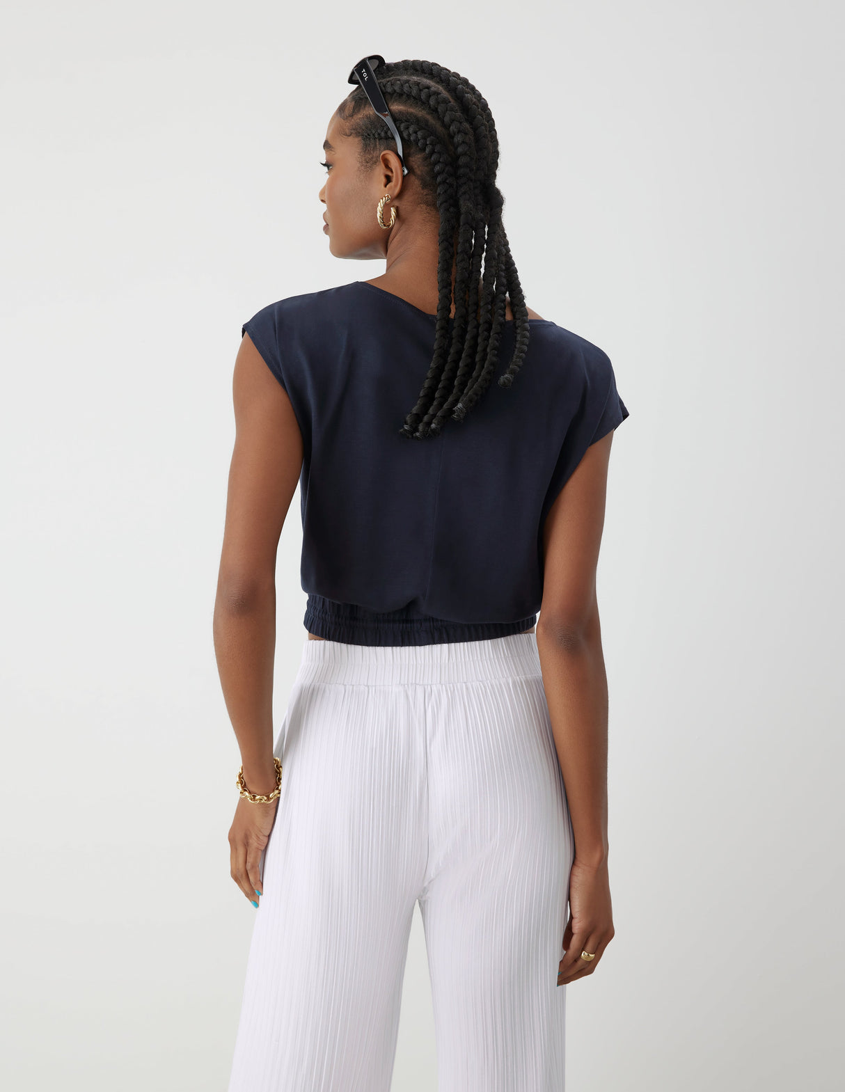 Drawstring Crop Top