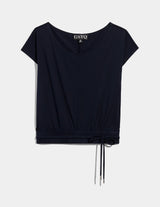 Drawstring Crop Top