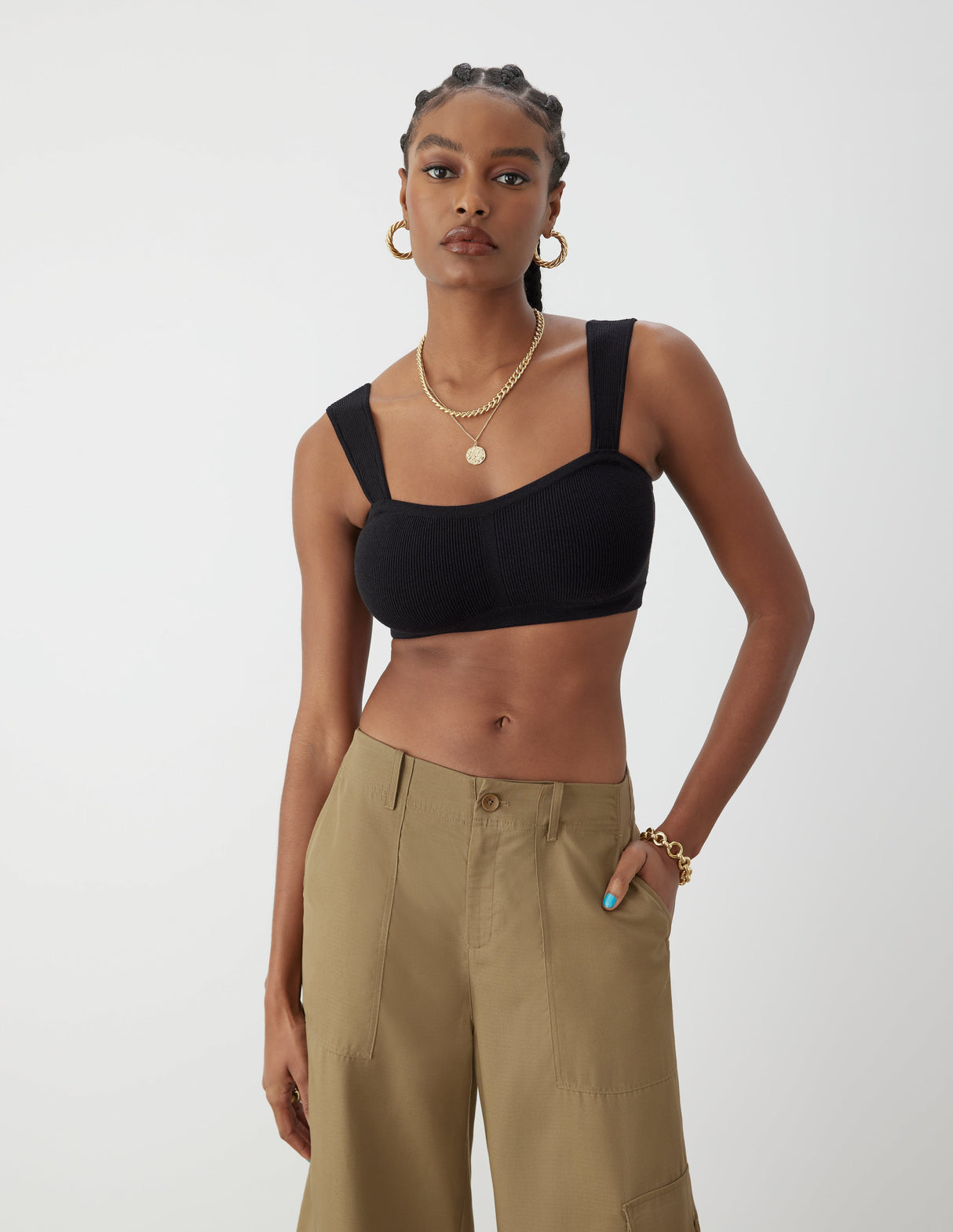 Sweater Bra Top