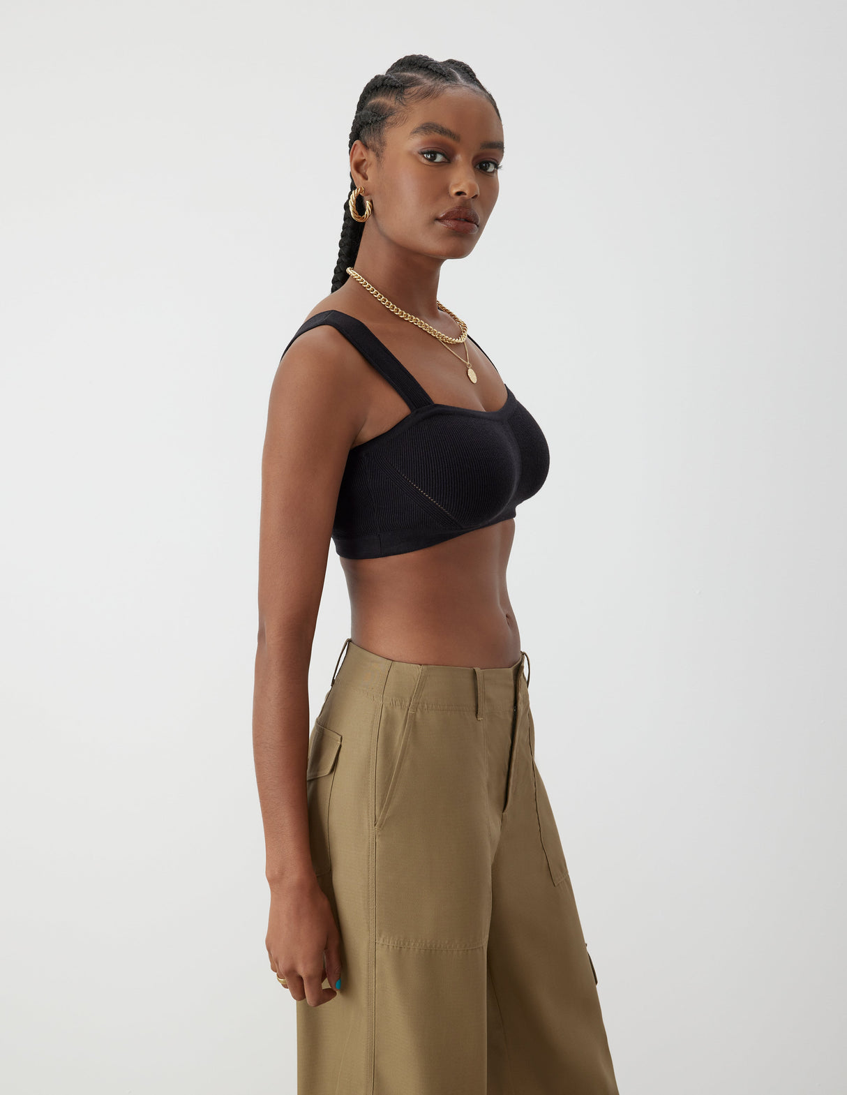 Sweater Bra Top