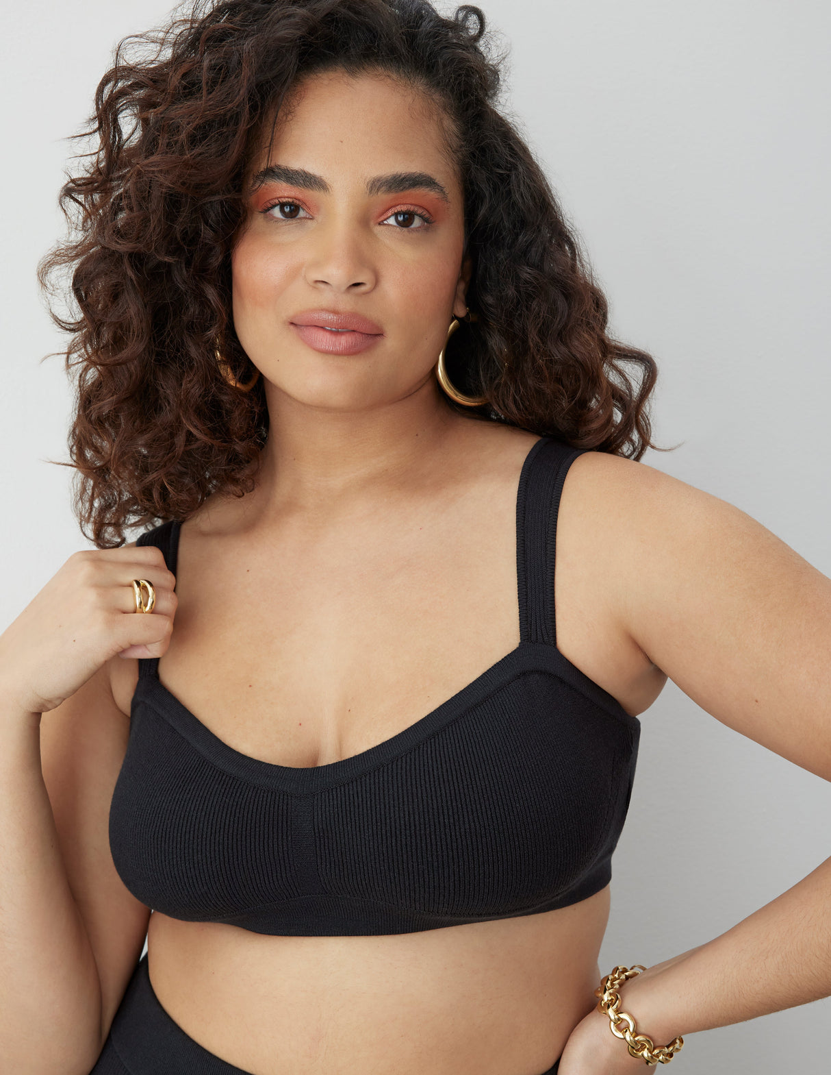 Sweater Bra Top