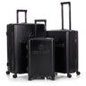 ROBERTO CAVALLI 3 Piece Luggage Set with Expandable Hard Shell & 8 Spinner Wheels