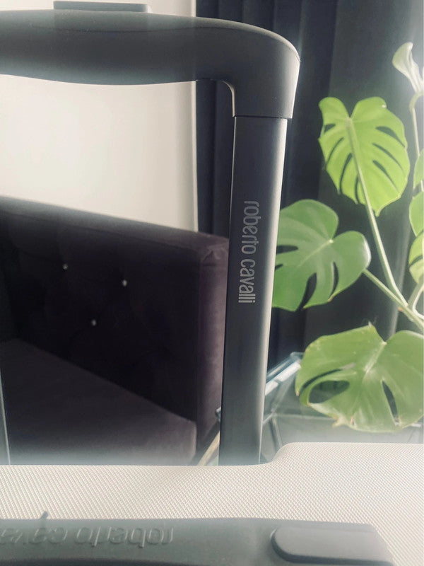 Roberto Cavalli Luxury 3 Piece Expandable Hard Shell Luggage Set