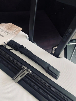 Roberto Cavalli Luxury 3 Piece Expandable Hard Shell Luggage Set