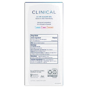 Secret Clinical Strength Clear Gel Antiperspirant & Deodorant for Women 2.6oz