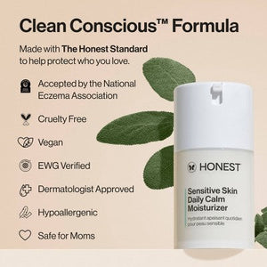 Honest Beauty Sensitive Skin Daily Calm Moisturizer 1.7 fl oz - Missing Box