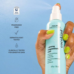 cocokind Calming Magnesium Face Moisturising Mist 4 fl oz - Imperfect Container