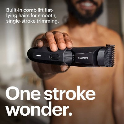 MANSCAPED The Beard Hedger SkinSafe Cordless Beard Trimmer, Waterproof Clippers for Facial Hair Shaving - Imperfect Box