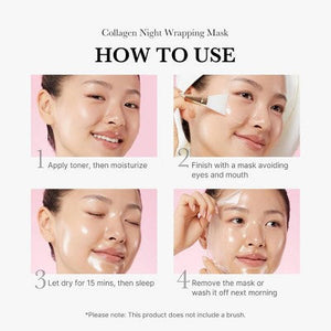 medicube Collagen Night Wrapping Face Mask Korean Skincare 2.53 fl oz - Missing Box
