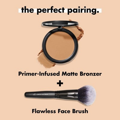 e.l.f. Primer-Infused Matte Bronzer Fresh Tan 0.35oz