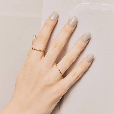 Ohora Gel Nail Basic Line Cream Paper 30ct