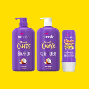 Aussie 3 Minutes Miracle Curls Detangling Deep Conditioner 8 fl oz