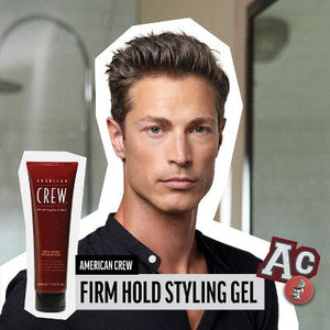 American Crew Men's Firm Hold and Non-Flaking Hair Styling Gel 8.4 fl oz - Imperfect Container