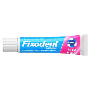 Fixodent Complete Original Denture Adhesive Cream 2.4oz 2-Pack Imperfect Box