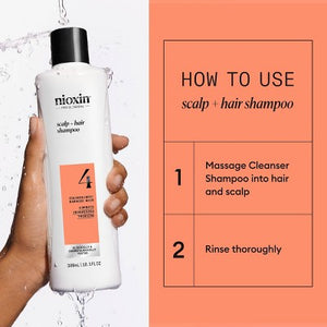 Nioxin System 4 Shampoo Cleanser 10.1 fl oz