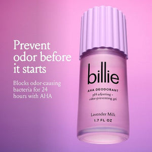 Billie AHA Gel Deodorant Lavender Milk 1.7 fl oz