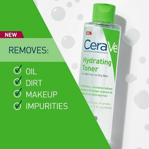 CeraVe Hydrating Toner Alcohol Free Facial Toner for Normal to Dry Skin 6.8 fl oz - Imperfect Container