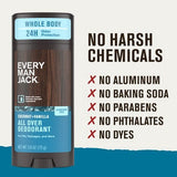 Every Man Jack All Over Solid Deodorant Coconut + Vanilla 2.6oz