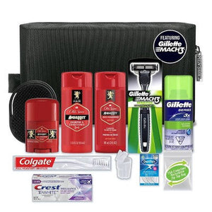 Convenience-Kits-International-Men's-Bath-and-Body-Deluxe-Travel-Kit-12ct-Bath-&-Body-Gift-Sets