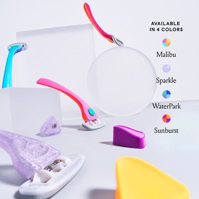 Billie Women's Malibu Razor Kit 1 Handle + Magnetic Holder + 2 Blade Refills