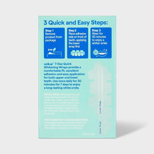 7-Day Quick Whitening Wraps Up&Up - Imperfect Box