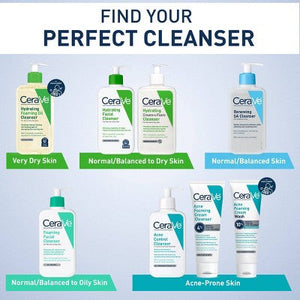 CeraVe SA Face Wash Salicylic Acid Cleanser 8 fl oz - Imperfect Container